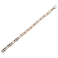 Bucherer Rose Gold Paperclip Link Bracelet