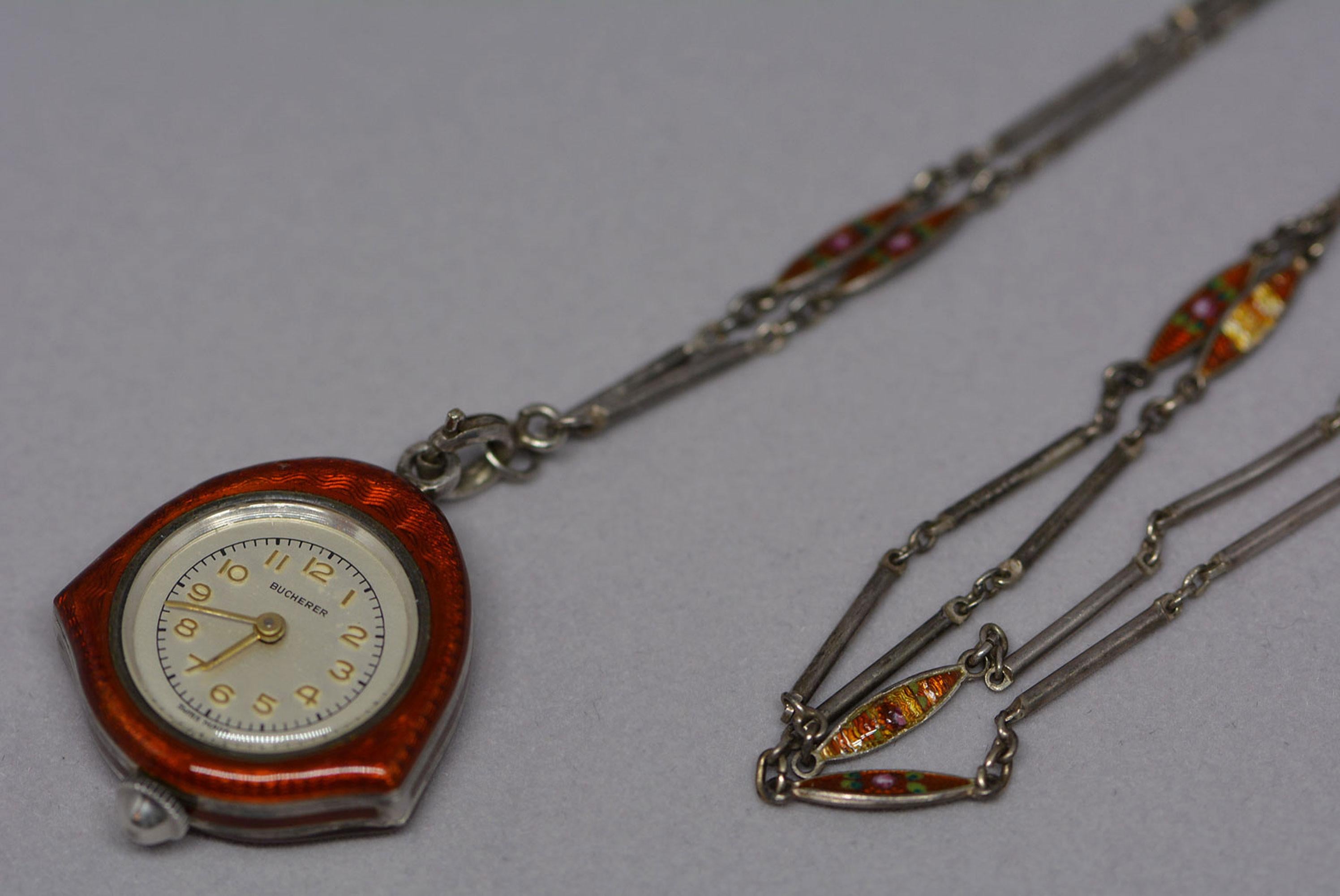 bucherer watch necklace