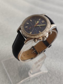 Bucherer Stainless Steel Split-Time Chronograph 40mm Mens Watch