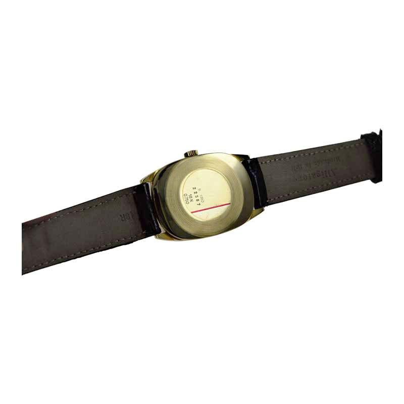 Bucherer Yellow Gold Date Chronometer Automatic Watch 3