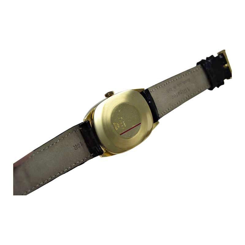 Bucherer Yellow Gold Date Chronometer Automatic Watch 2