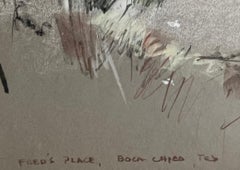 "FRED'S PLACE" BOCA CHICA, TEX. 1952 CAMERON COUNTY TEXAS CORNICE CA. 29 X 39