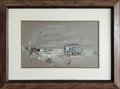 Buck Schiwetz - "FRED
S PLACE" BOCA CHICA, TEX. 1952 CAMERON COUNTY TEXAS FRAME APPROX. 29 X 39 "FRED
S PLACE" BOCA CHICA, TEX. 1952 CAMERON COUNTY TEXAS FRAME APPROX. 29 X 39