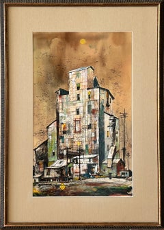 "SECADOR DE GRANO / ARROZ" CERCA DE HOUSTON BUCK SCHIWETZ (1898-1984)