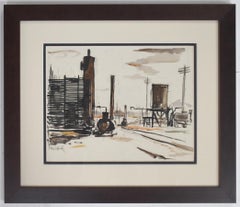 "OIL FIELD" PERSON FILLING OIL TRUCK TANKS