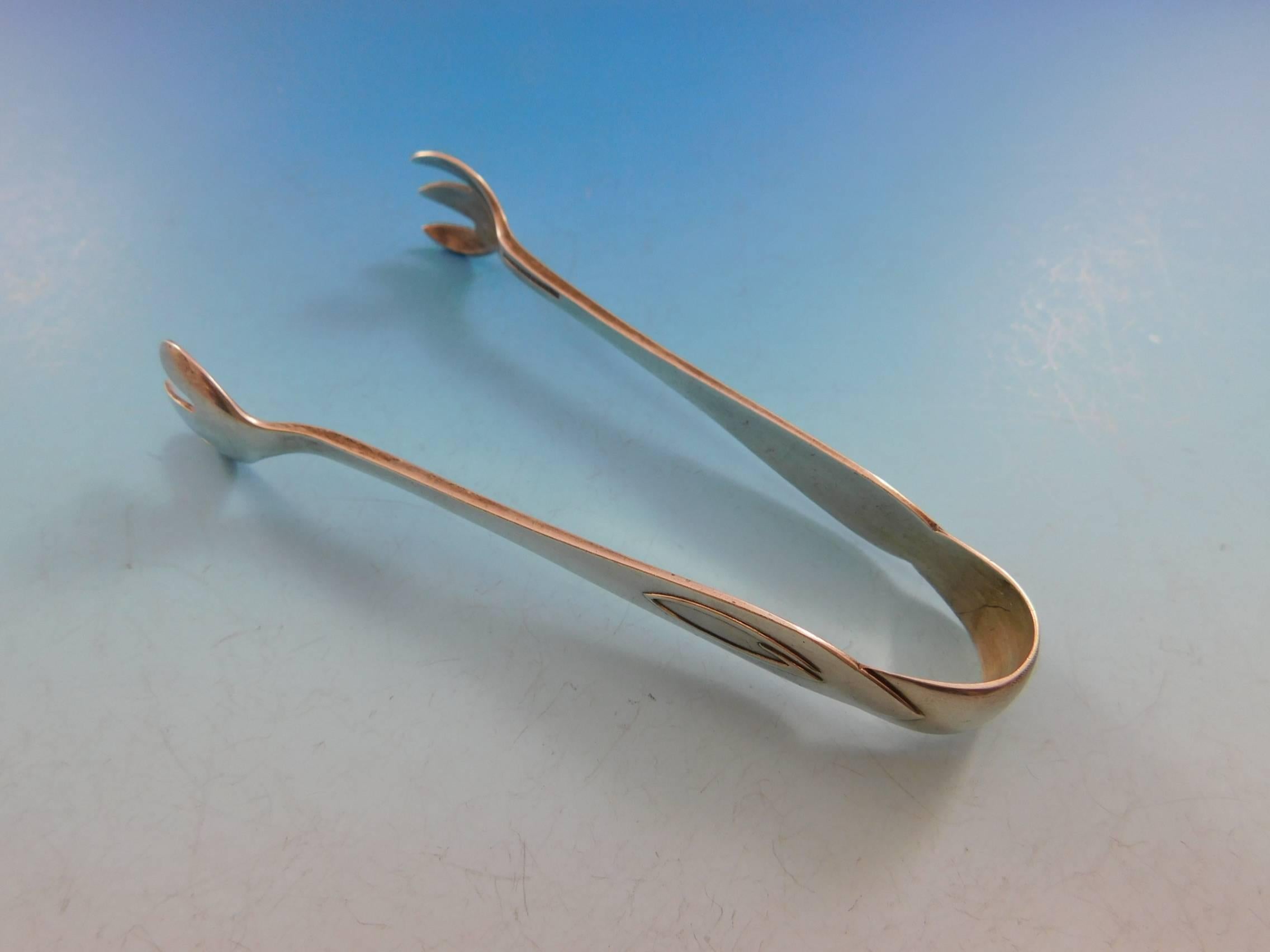 Argento 925 Set di posate Buckingham Narrow by Shreve in argento Sterling Servizio 35 pezzi in vendita