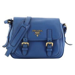 Buckle Messenger Bag Vitello Daino Mini