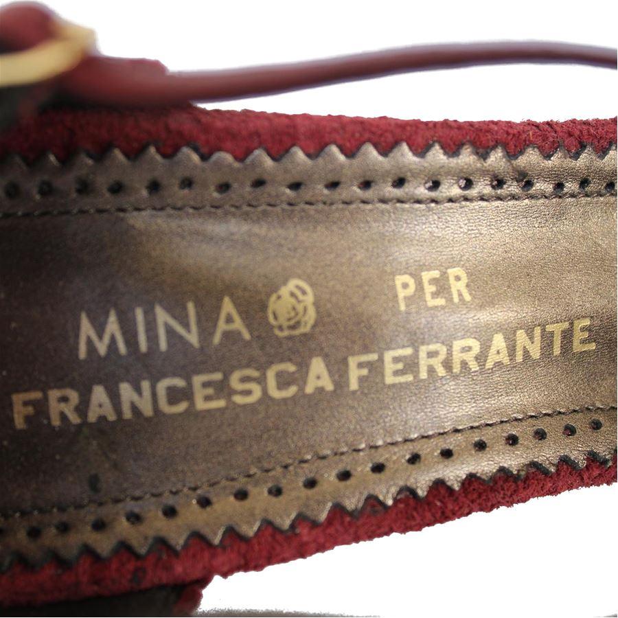 Women's Francesca Ferrante Buckskin open toe size 39 For Sale