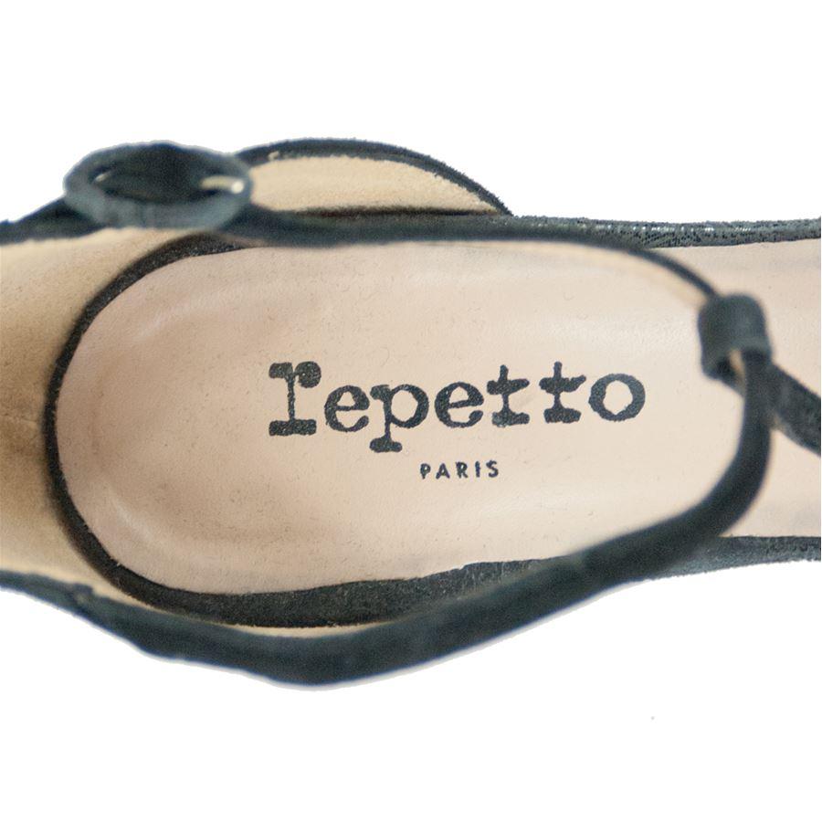 Nero Scarpa Repetto Paris Buckskin numero 38 in vendita