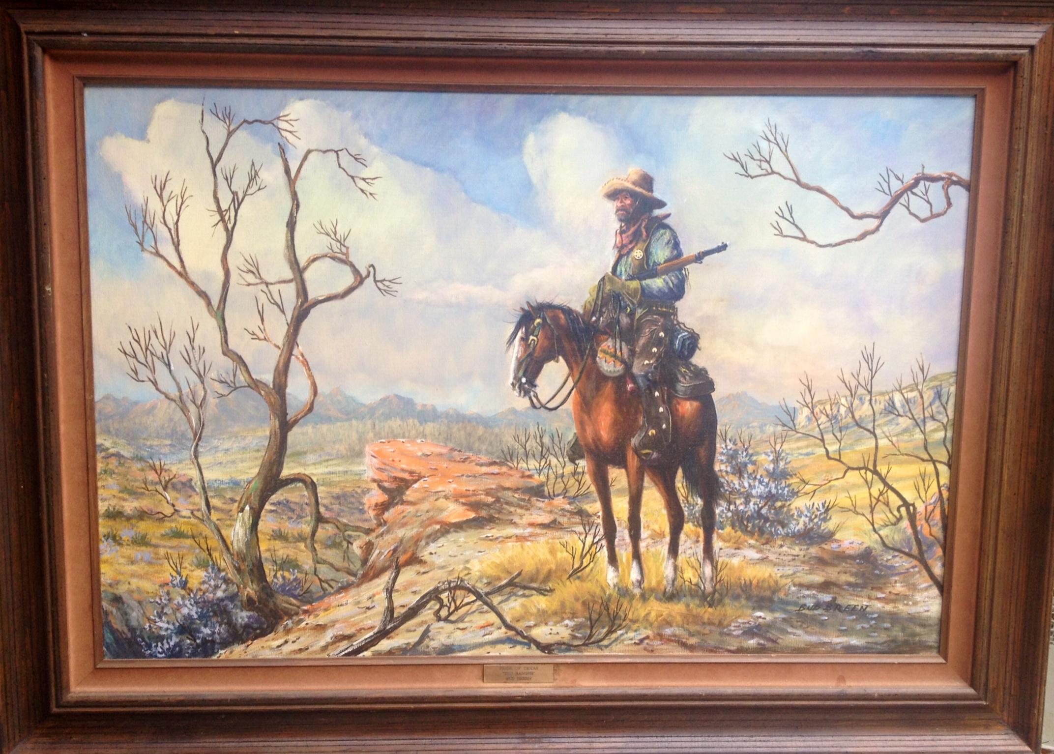 Pride of Texas: the Ranger - Painting by Bud Breen
