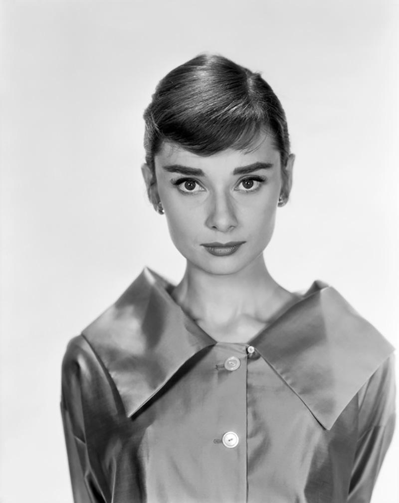 Bud Fraker Black and White Photograph - Audrey Hepburn circa 1957