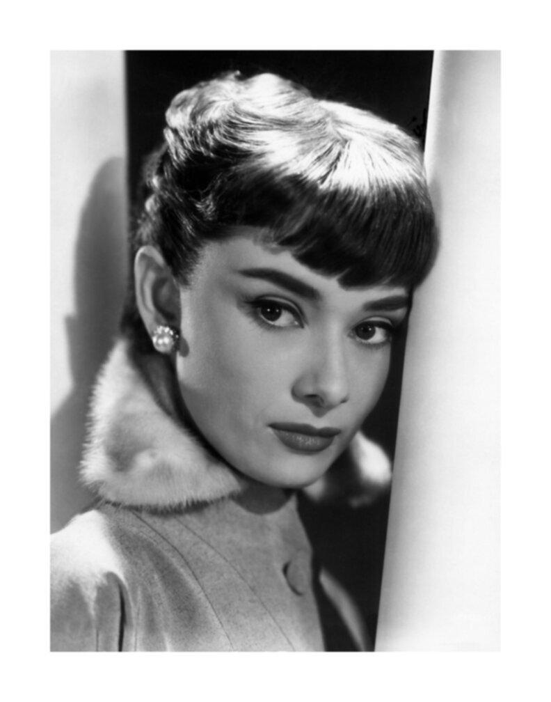 Black and White Photograph Bud Fraker - Audrey Hepburn vacances romaines
