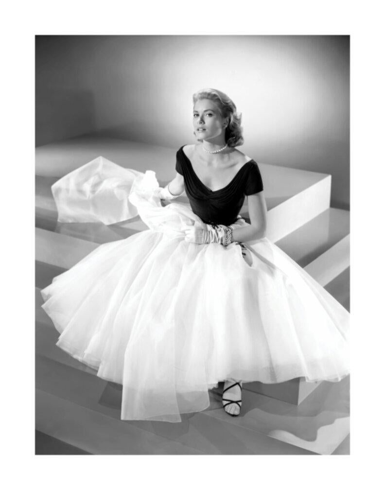 Bud Fraker Black and White Photograph - Grace Kelly: Classic Portrait of Elegance