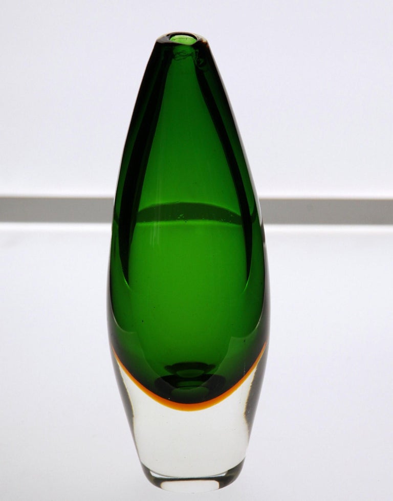 Bud Murano Vase Massiccio Sommerso Colors, Seguso Vetri d'Arte Attribution 1960s For Sale 2