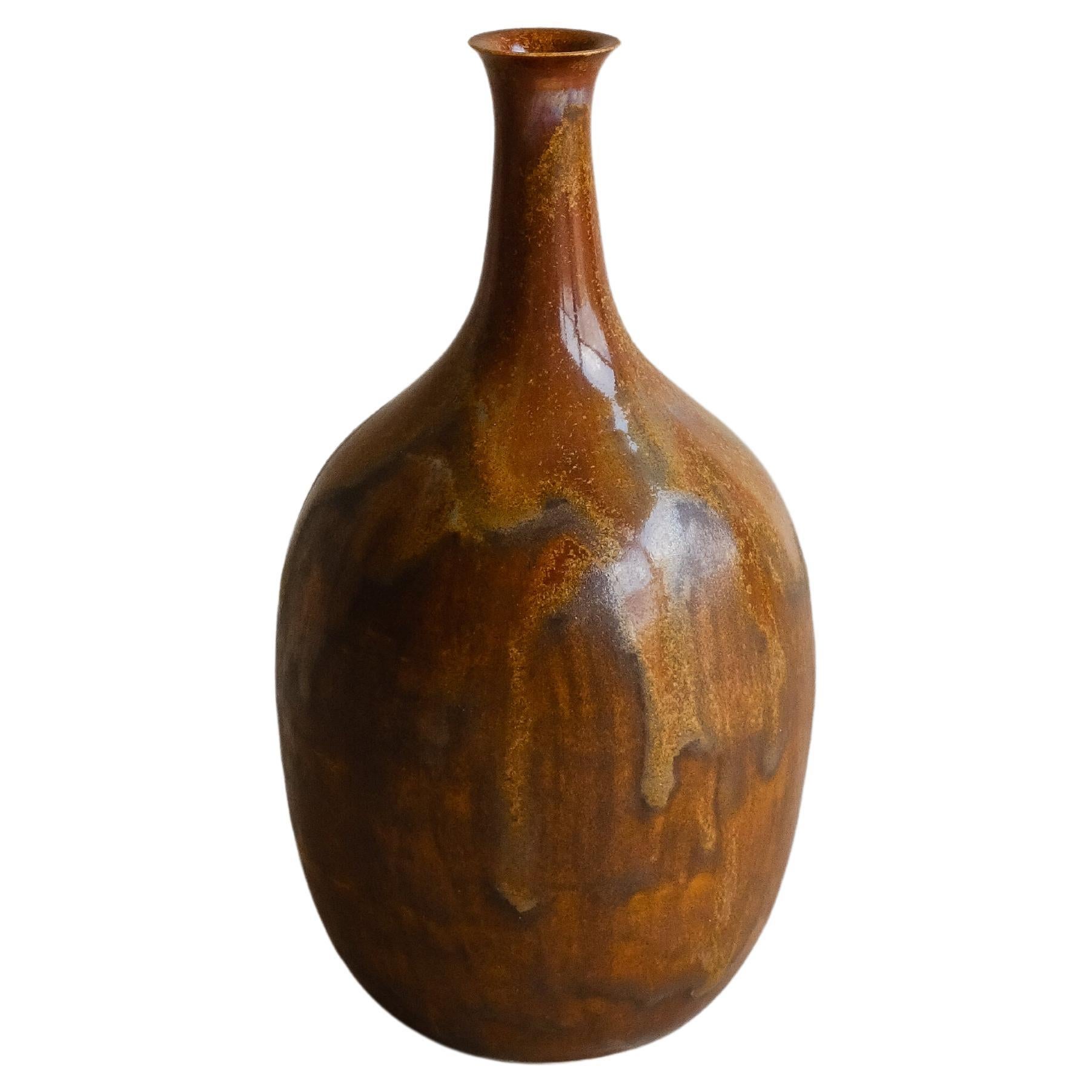 Bud Porcelain Ceramic Vase - High Fire Reduction Glaze - Vietnamese Design  For Sale