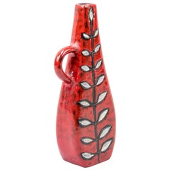 Bud Vase in Red Earthenware, 1950s