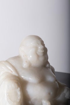 Budai Buddha in white jada