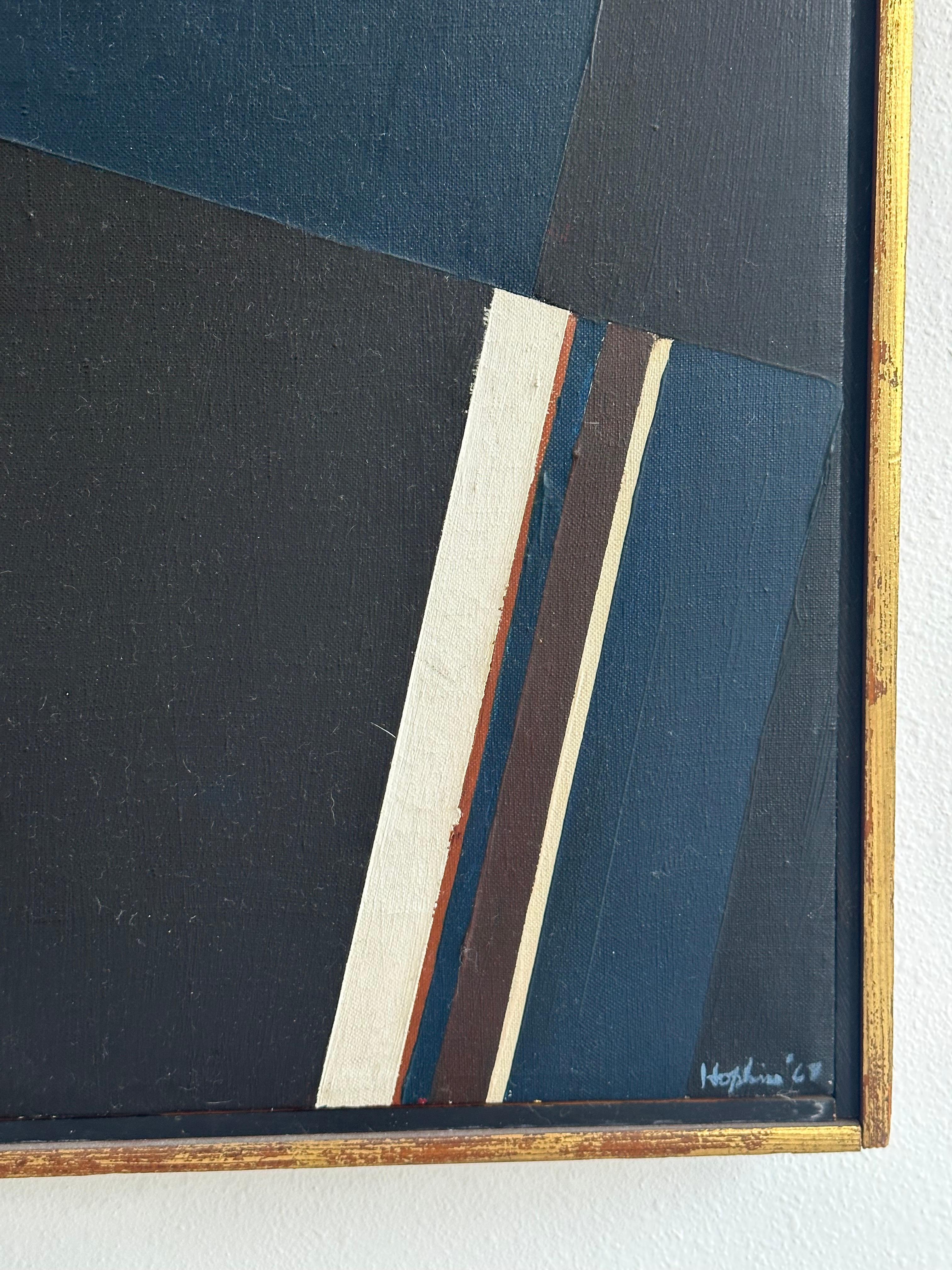 Budd Hopkins (1931-2011).  Resumen, 1968. Óleo sobre lienzo, 30 x 52 pulgadas; 31 x 53 pulgadas enmarcado. Firmado y fechado en el margen inferior. Procedencia: Timothy Collins (1940-2017), Palo Alto, CA.

Biografía:

Lugar de nacimiento: Wheeling,