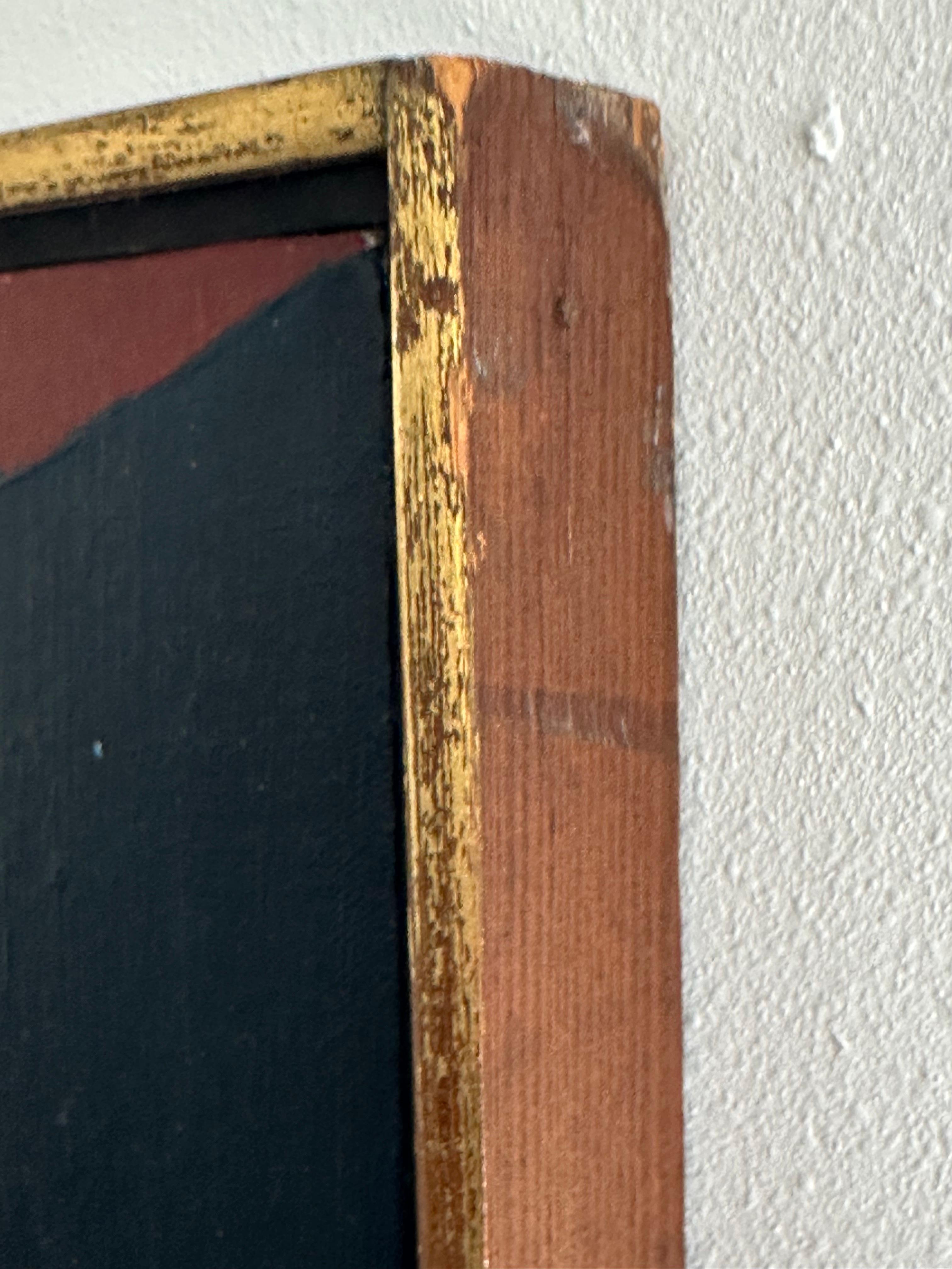 Sin título (pintura abstracta de borde duro) en venta 1