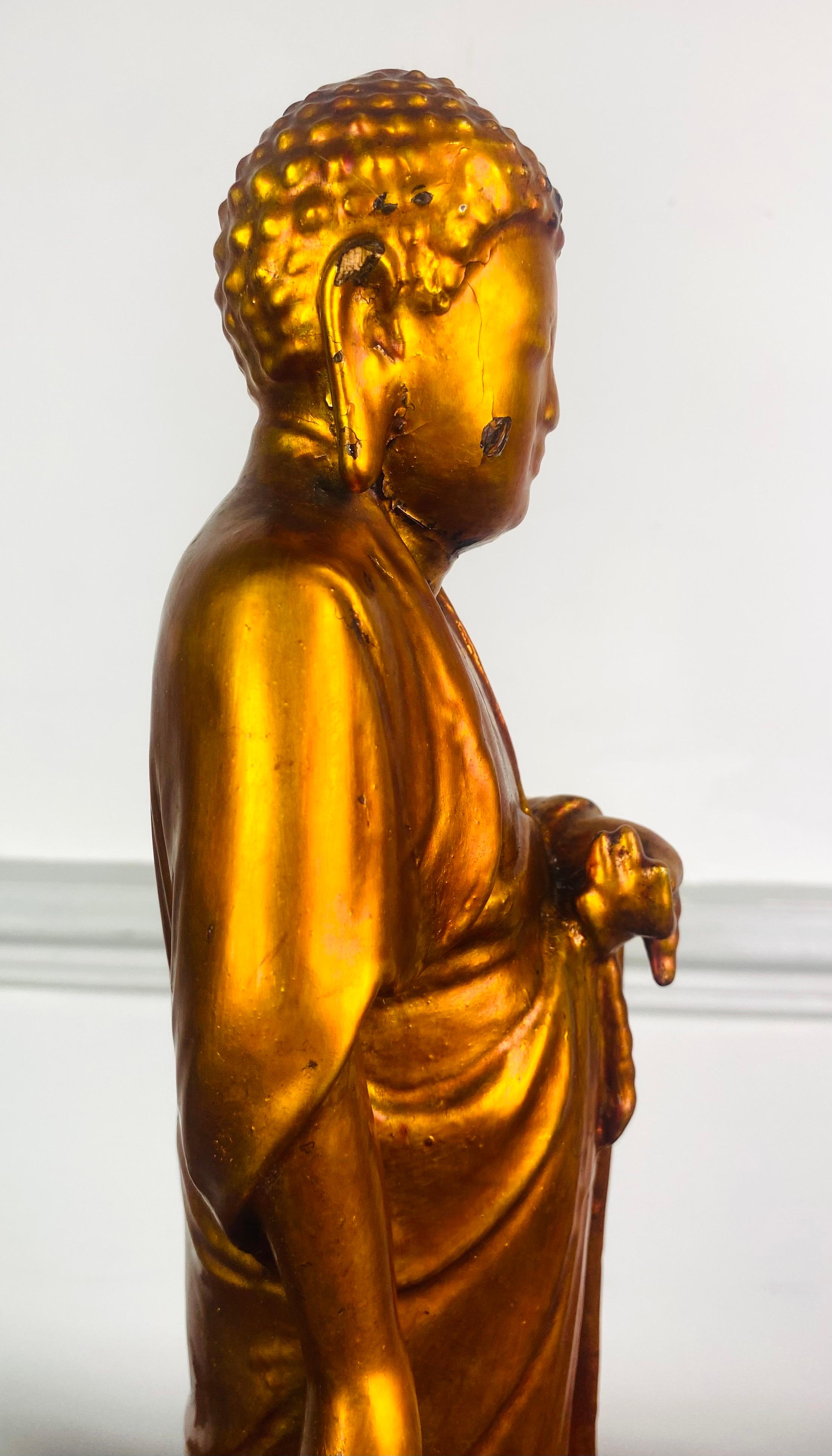 Bois Wood Wood en bois doré et laqué, Asie de l'Est, fin du XIXe siècle en vente