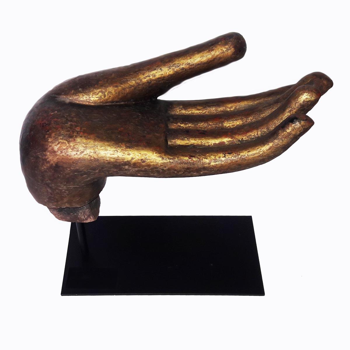 Other Gold Buddha Hand Sculptures, Late 20th Century