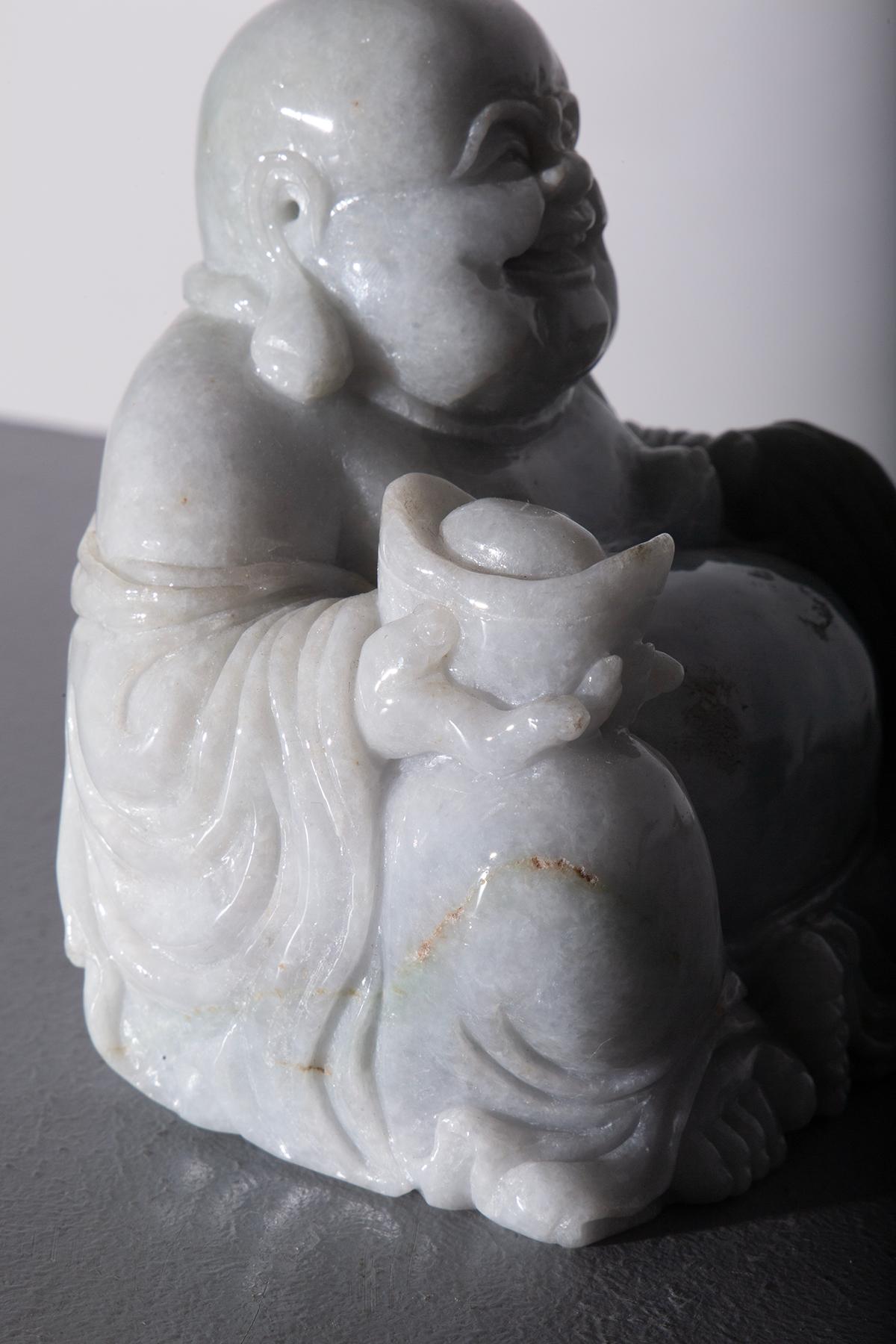Buddha in Imperial Jade For Sale 1