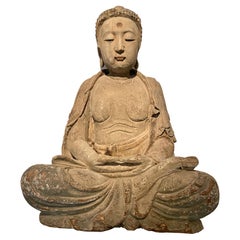 Antique Buddha in wood