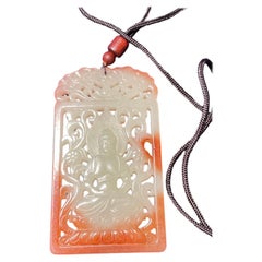 Pendentif de Bouddha percé en jade