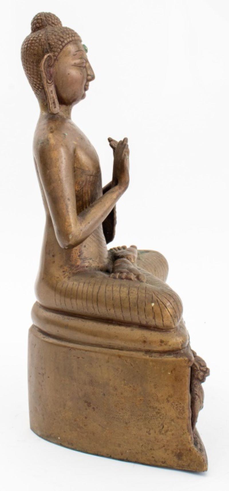Buddha Shakyamuni or the Jina Buddha Vairochana Sculpture In Good Condition In New York, NY