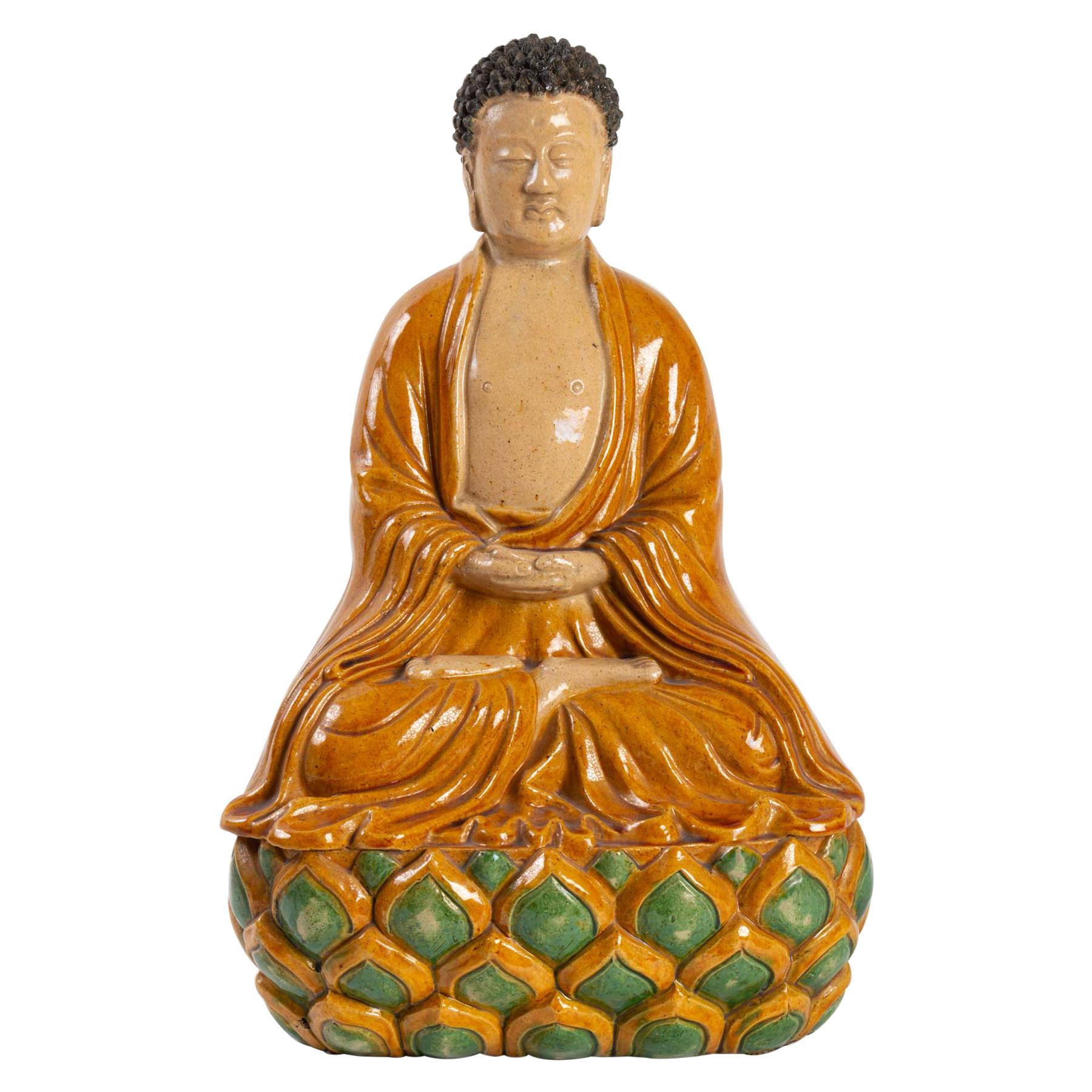 Buddha Sitting on a Lotus Flower