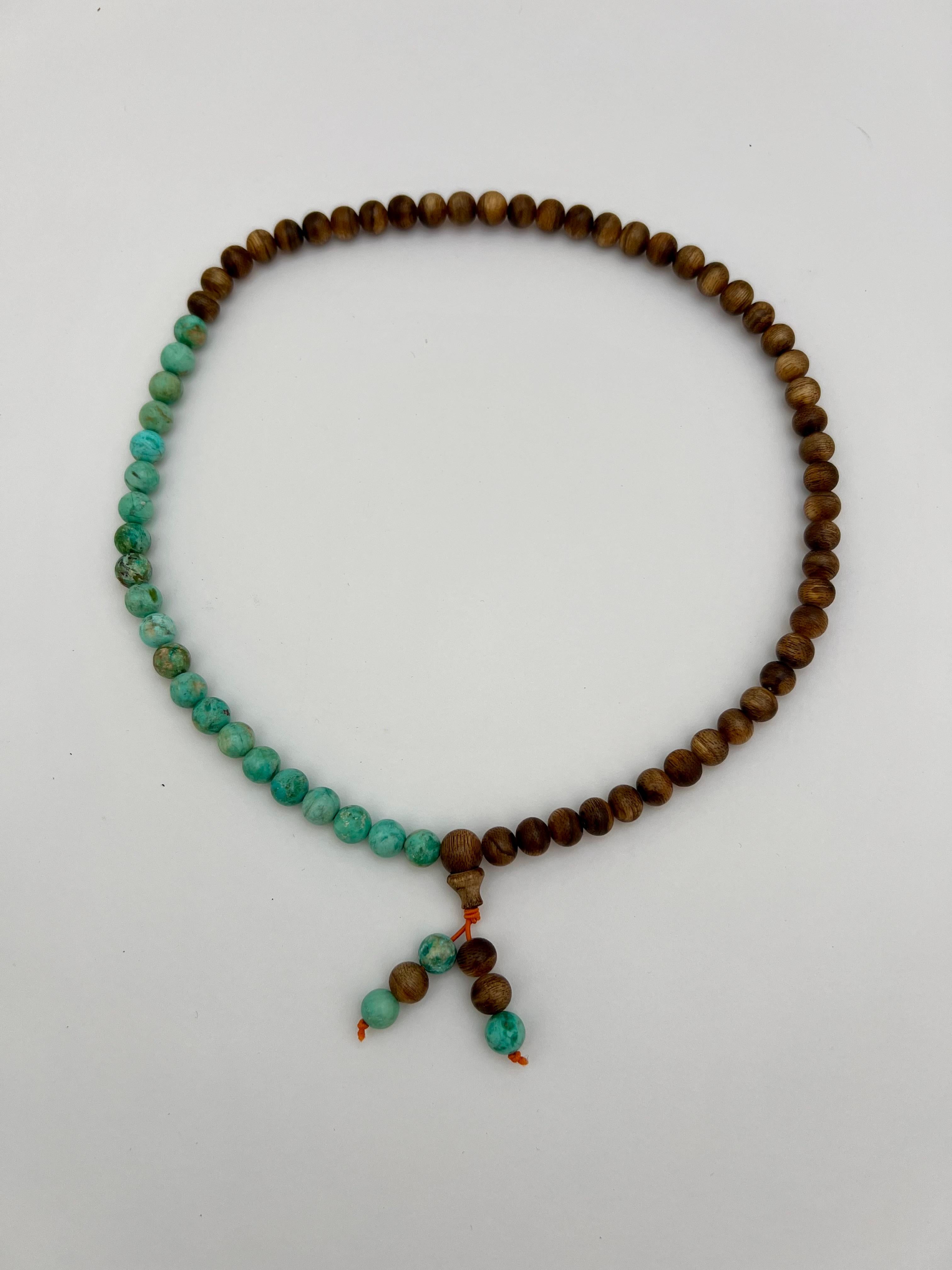 Collana/Bracciale in Wood Wood e Turchese di ispirazione buddista! In condizioni Nuovo in vendita a Boostedt, SH