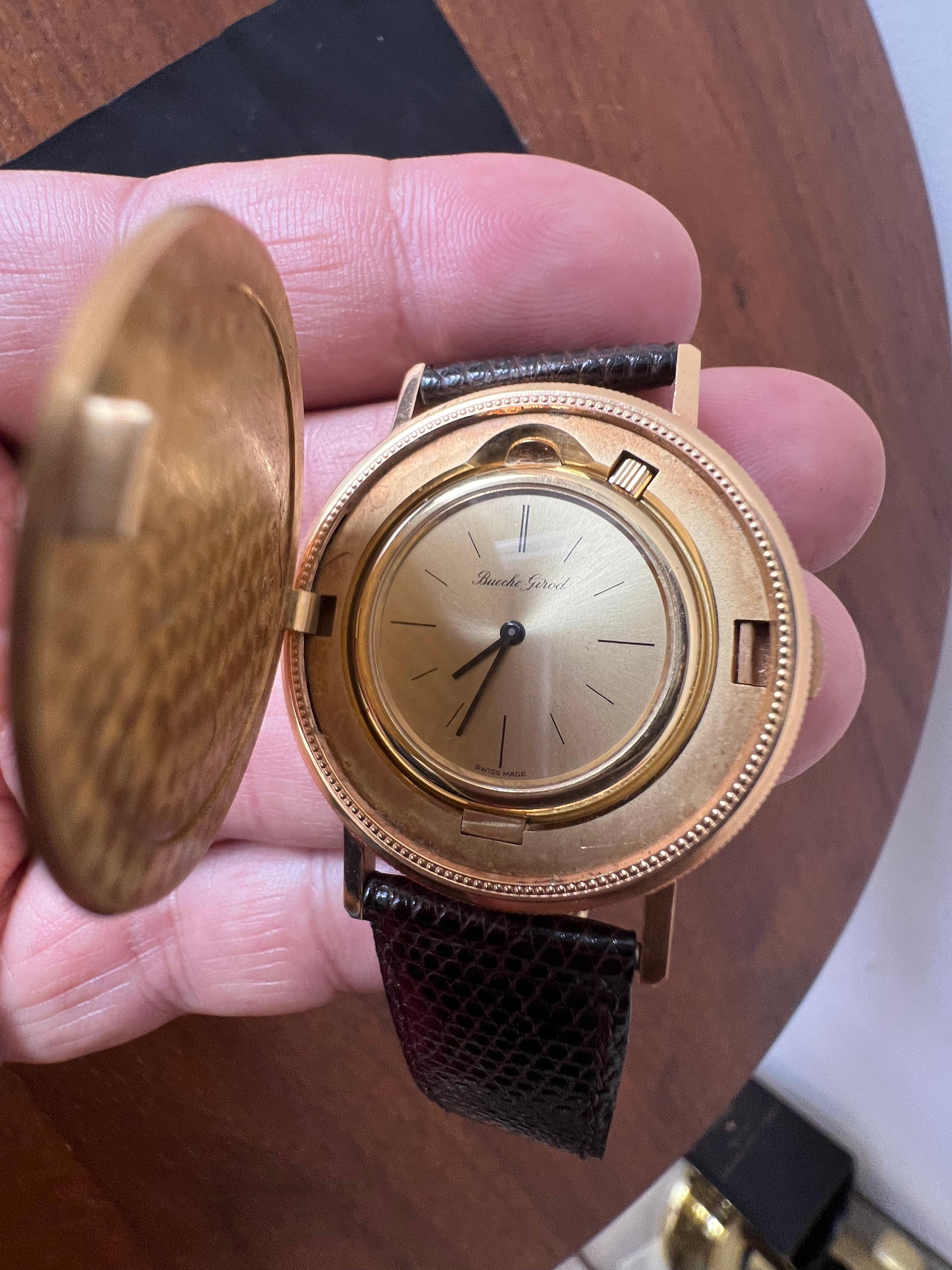 Reloj Bueche Girod $20 monedas de oro ca' 1980 en venta 2