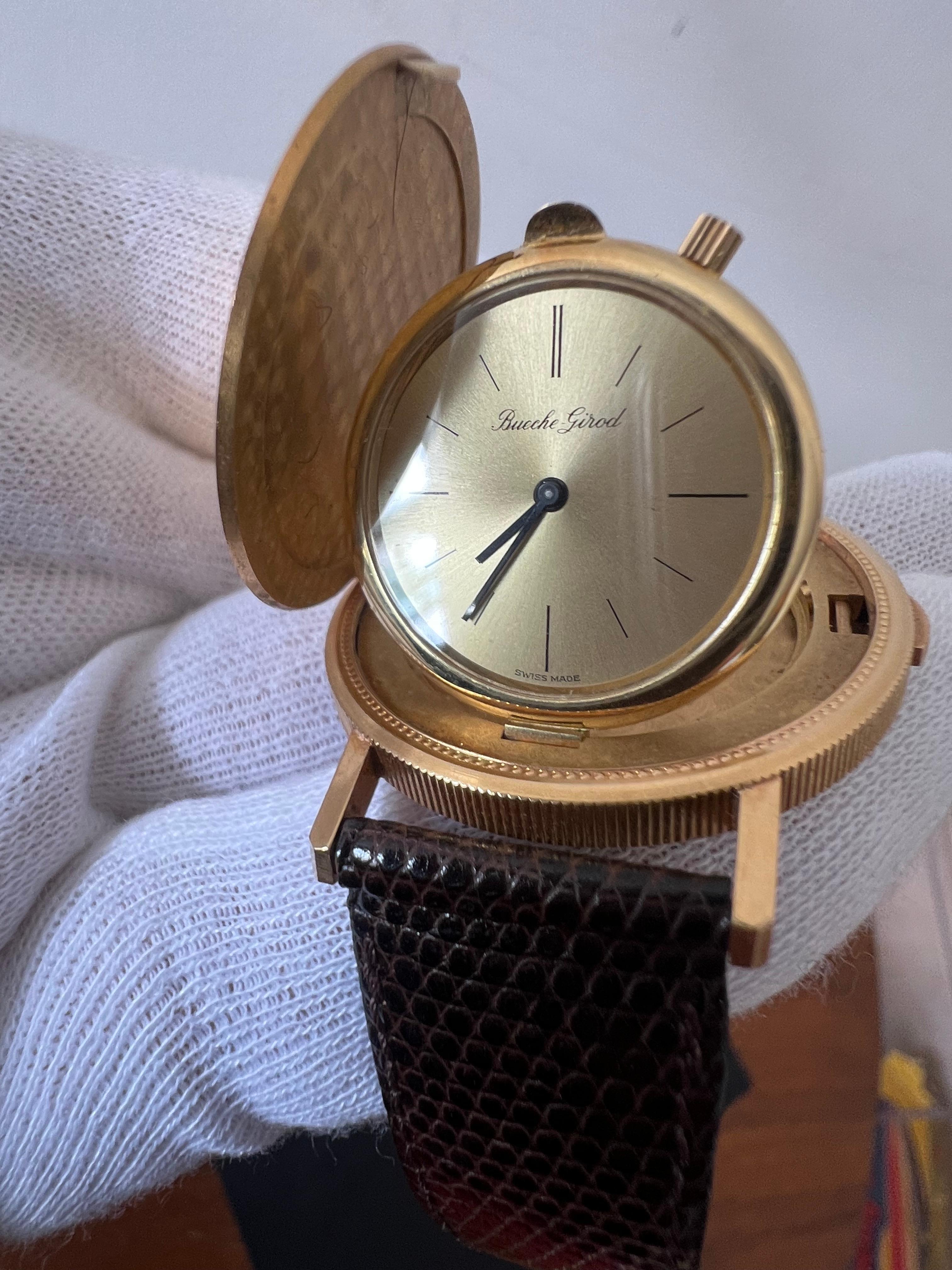 Reloj Bueche Girod $20 monedas de oro ca' 1980 en venta 4