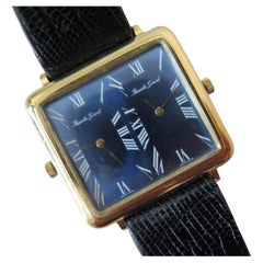 Reloj mecánico Bueche Girod Dual Time Ca' 1970's