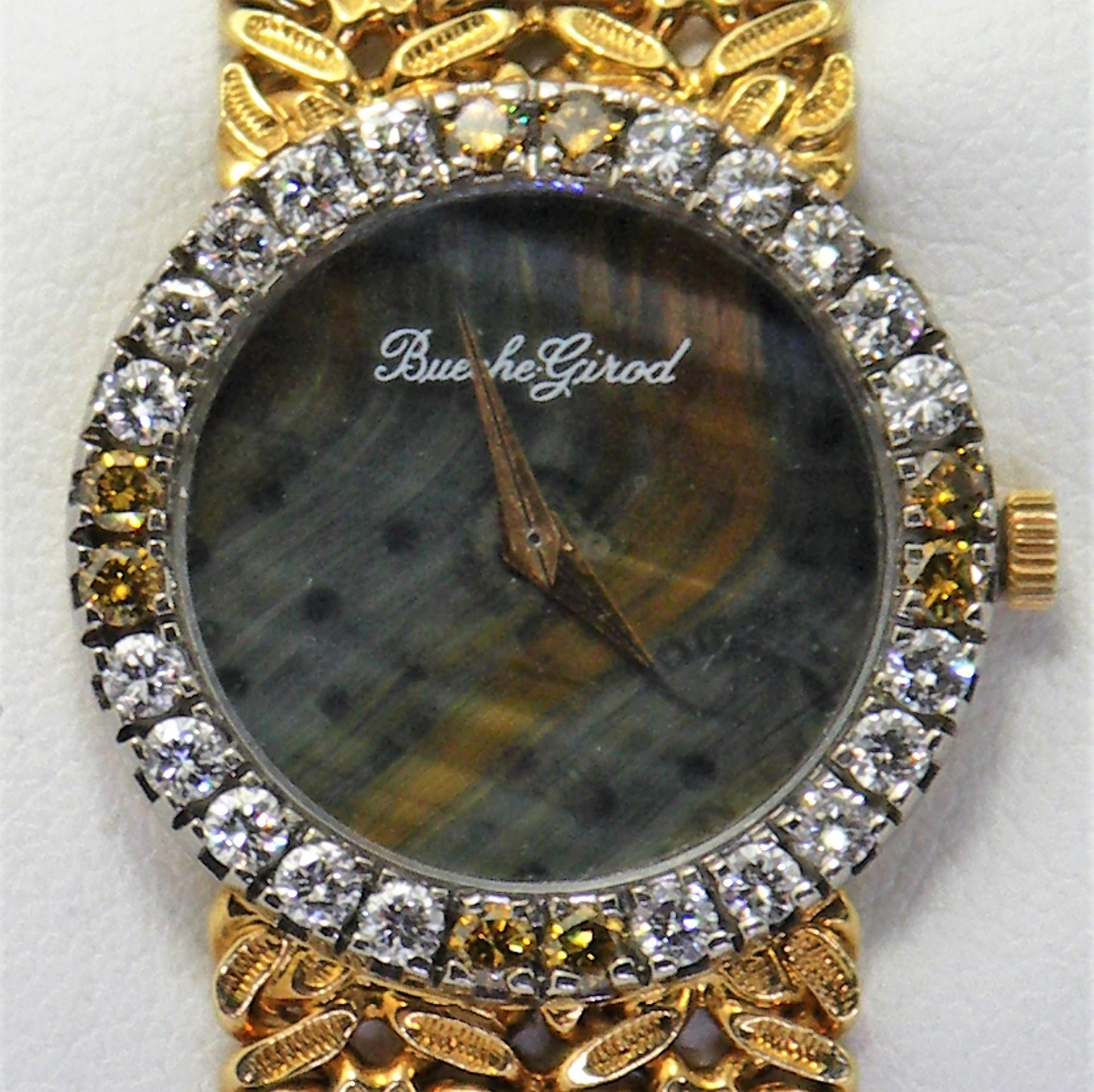 bueche girod diamond watch