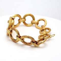 Bueche Girod Vintage 18K Yellow Gold Watch Bracelet 74.3 Grams