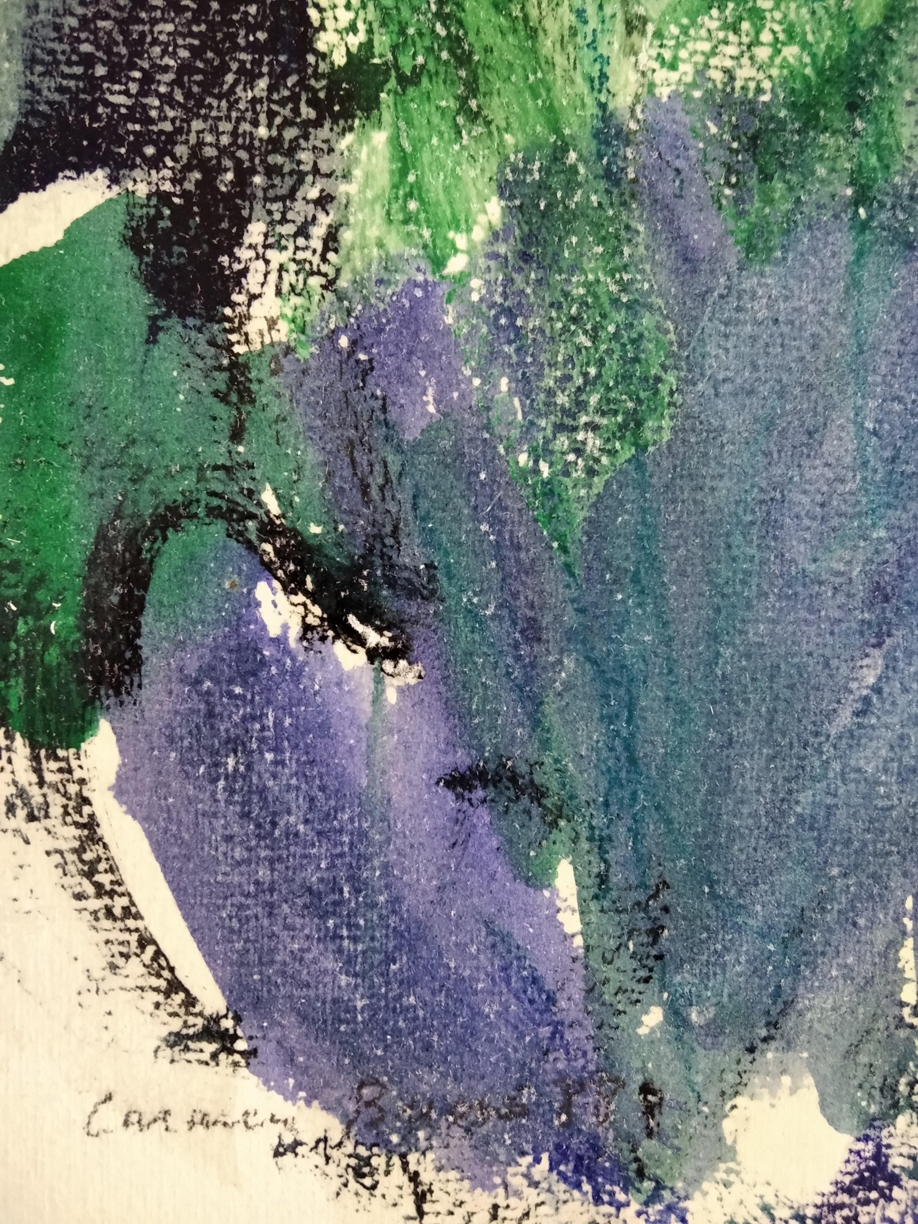 The painting is being offered with a work and authenticity certificate