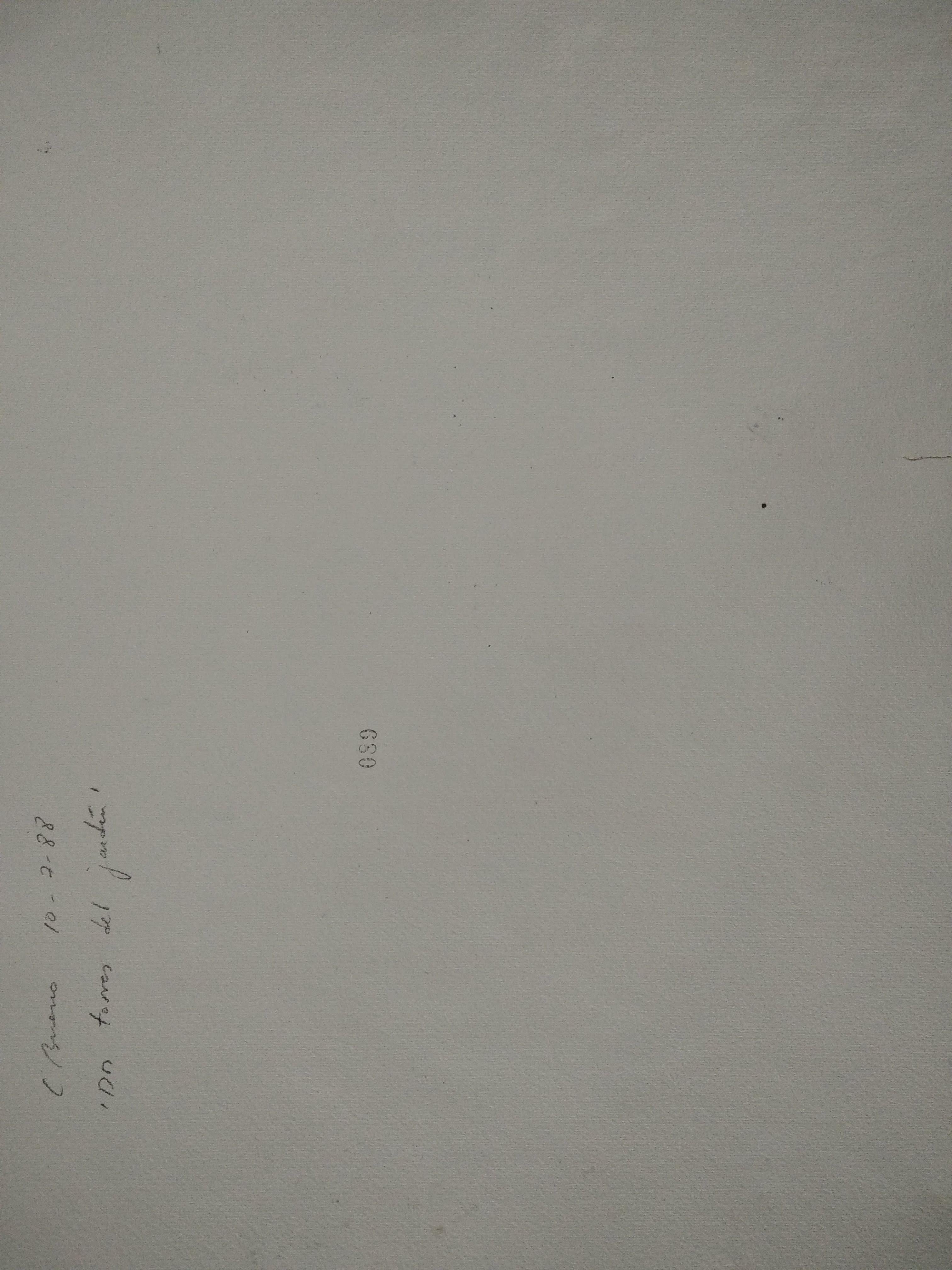 Dos torres del jardín - Print by Bueno Carmen