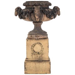 Buff Terracotta Urn by the Renowned Maker James Pulham of Broxbourne, circa 1880