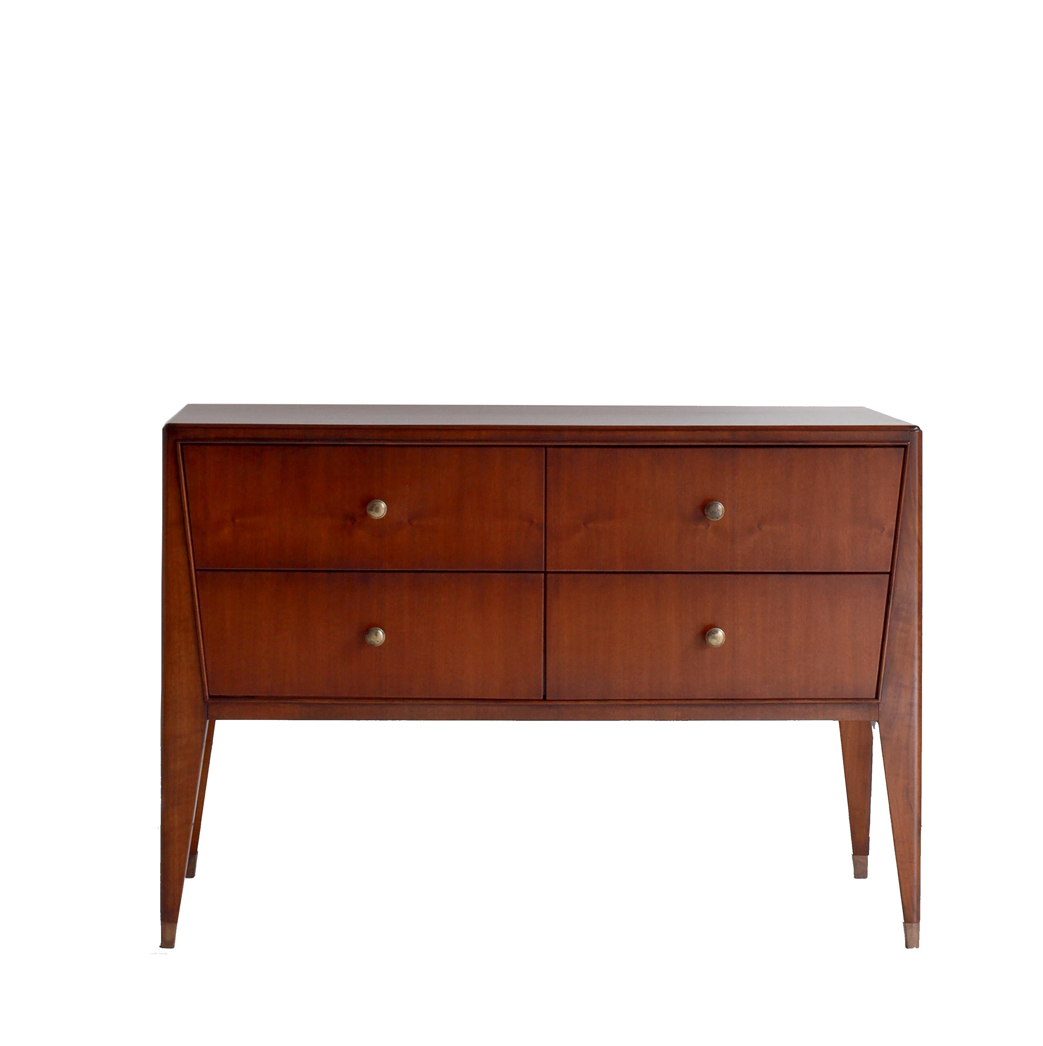 Part of The Modernist Collection, inspired by the work of Italian architect and furniture designer Paolo Buffa, this chest of drawers is characterised by its modern yet traditional allure.

Handcrafted in Italy from Canaletto walnut, the Buffa chest