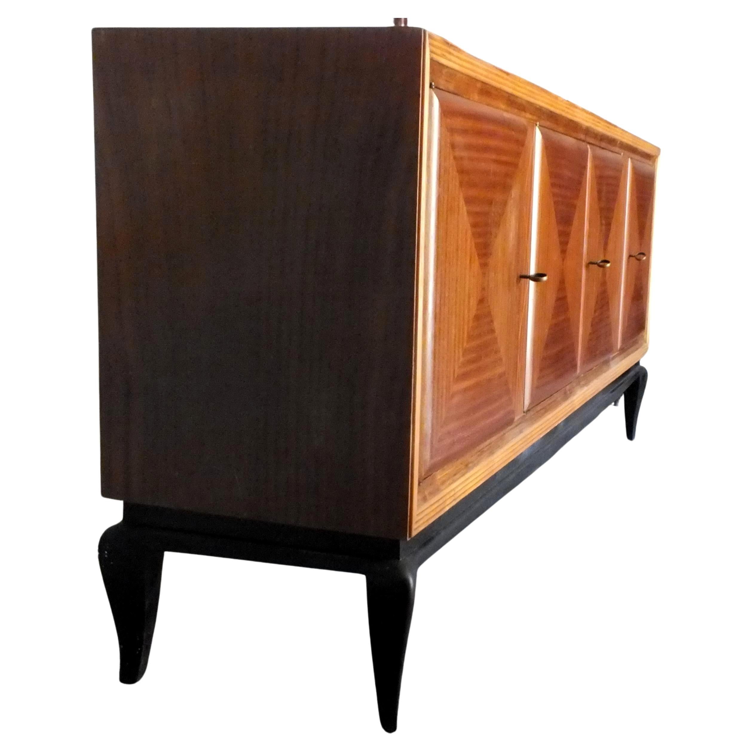 Buffa Paolo design in years '30 by Galdino Maspero Italy elegant sideboard For Sale 4