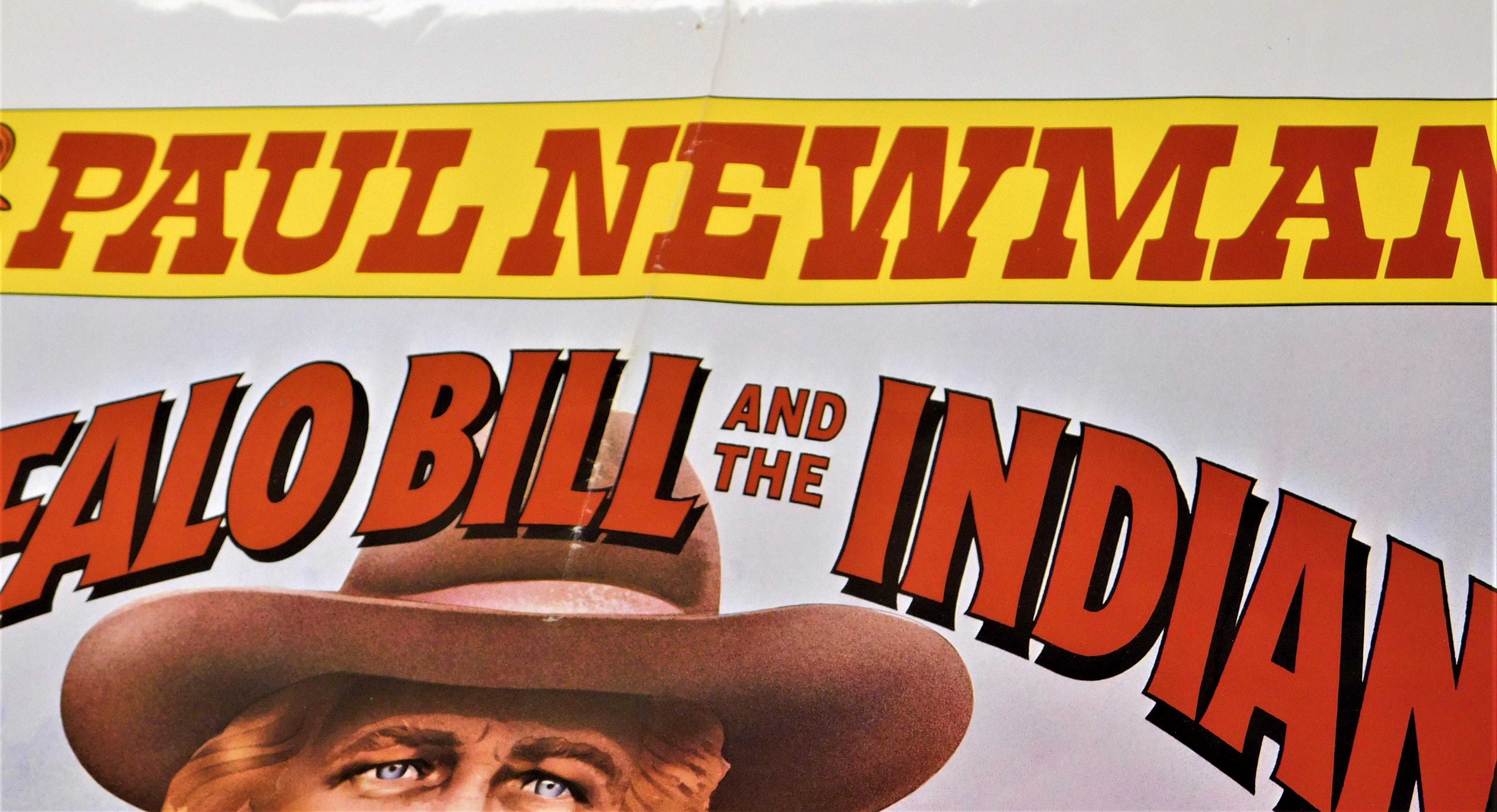 Affiche théâtrale du film « Buffalo Bill and the Indians » (Les Indiens de Buffalo), Paul Newman, 1976 en vente 4