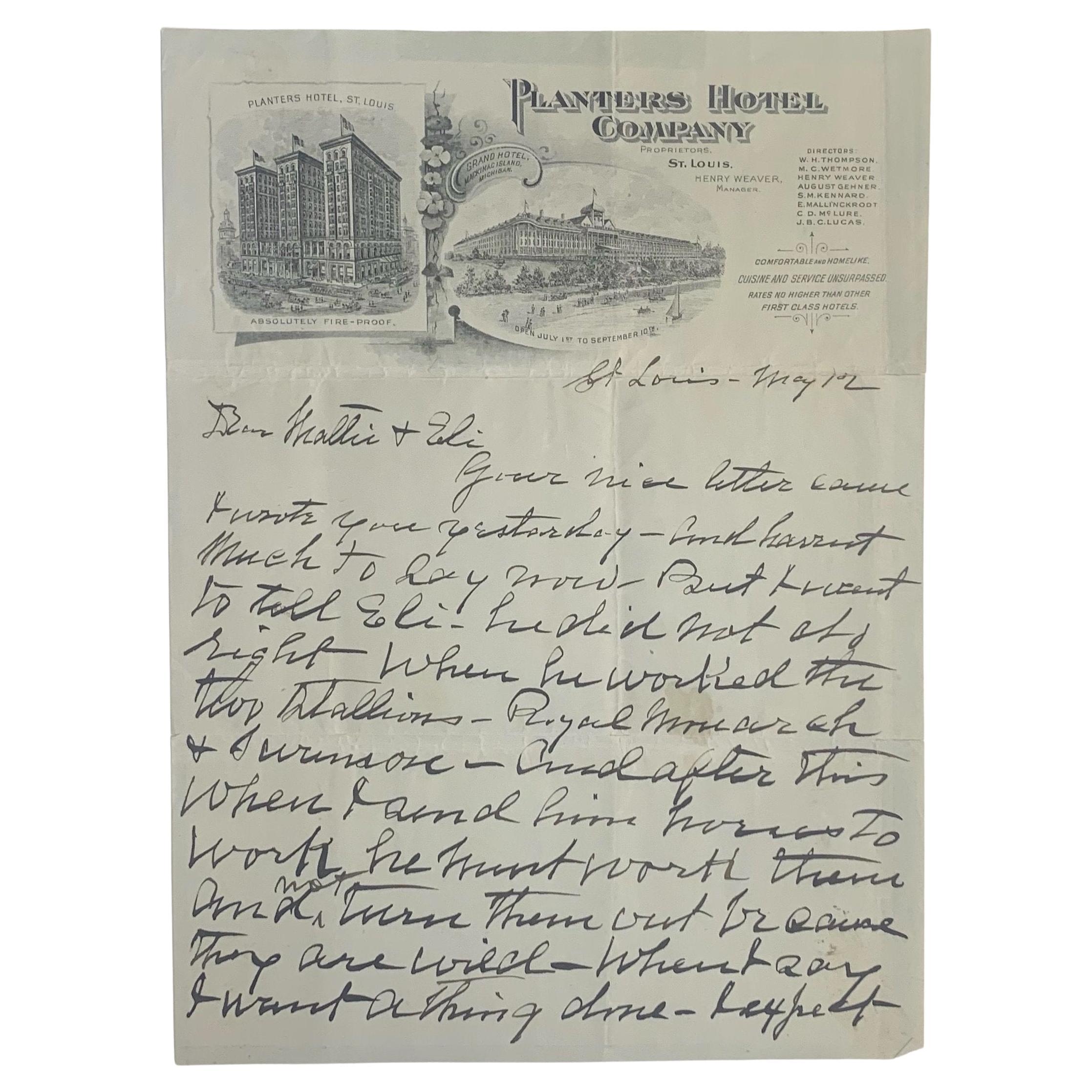 'Buffalo Bill' Cody Signed Letter For Sale