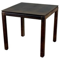 Buffalo Hide Game Table Attributed to Karl Springer