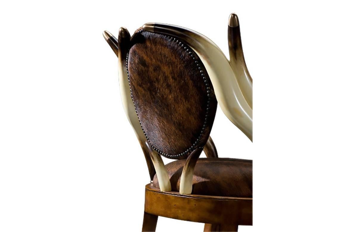 Buffalo Horn Armchair For Sale At 1stdibs