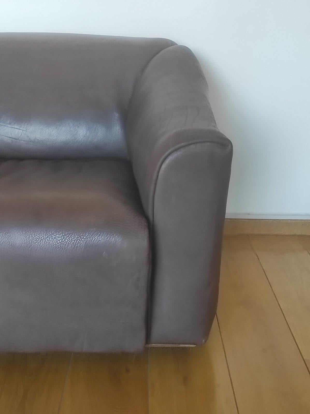Canapé DS 47 en cuir de buffle par De Sede 1960s Bon état - En vente à Čelinac, BA
