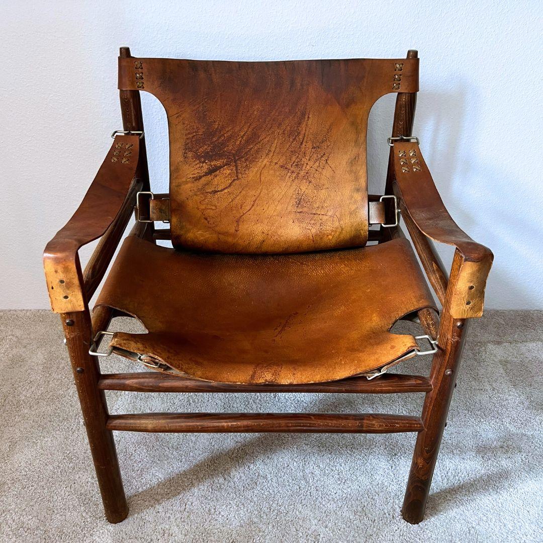 Safari-Sessel aus Büffelleder (Europäisch) im Angebot
