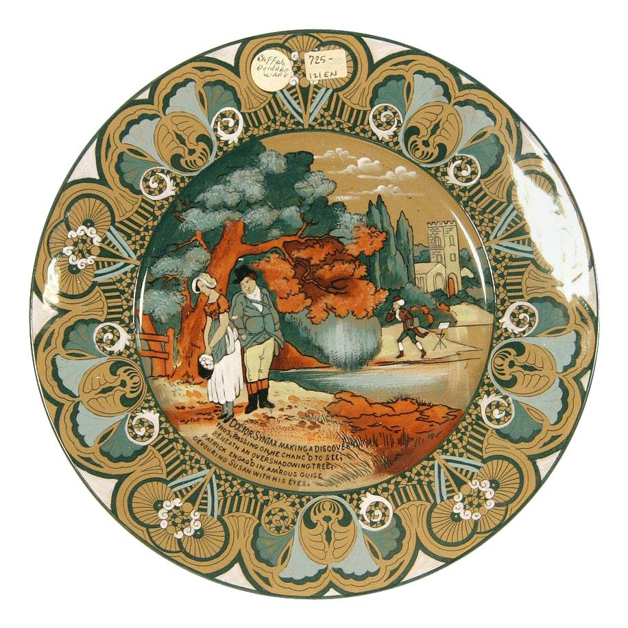 Buffalo Pottery Deldare "Dr Syntax" Plate For Sale