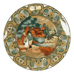 Antique Buffalo Pottery Deldare "Dr Syntax" Plate