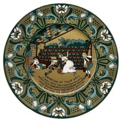 Buffalo Pottery Deldare "Misfortune at Tulip Hall" Plate